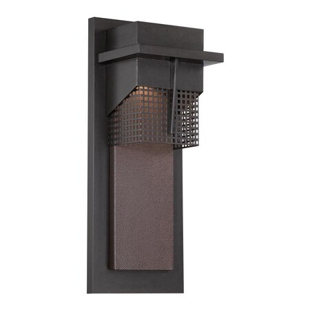 Designers Fountain Burnished Bronze Beacon One Light Outdoor LED Wall Sconce LED32621-BNB